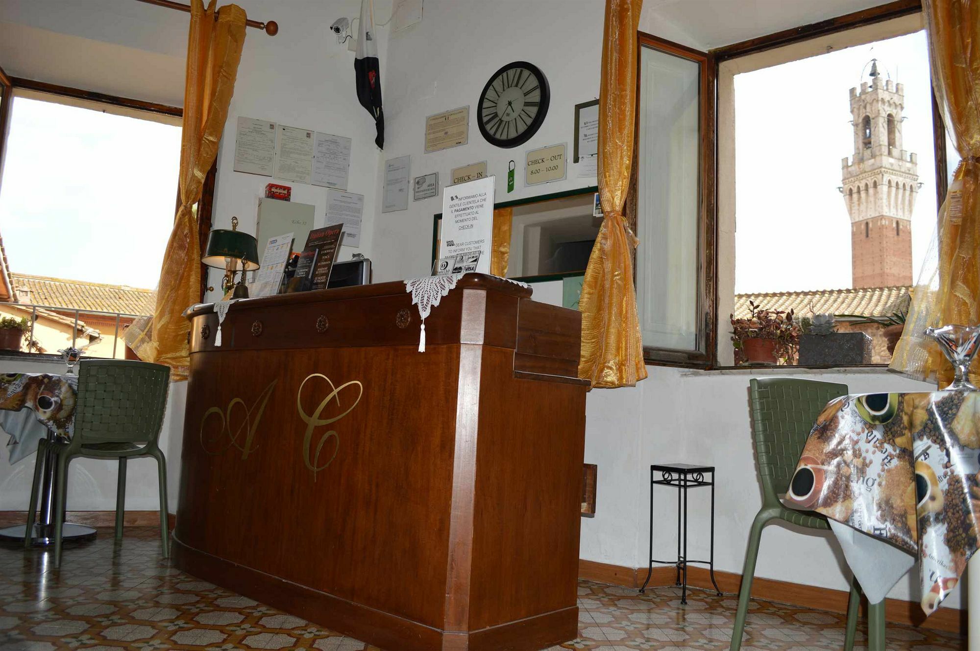 Albergo Centrale Siena Esterno foto